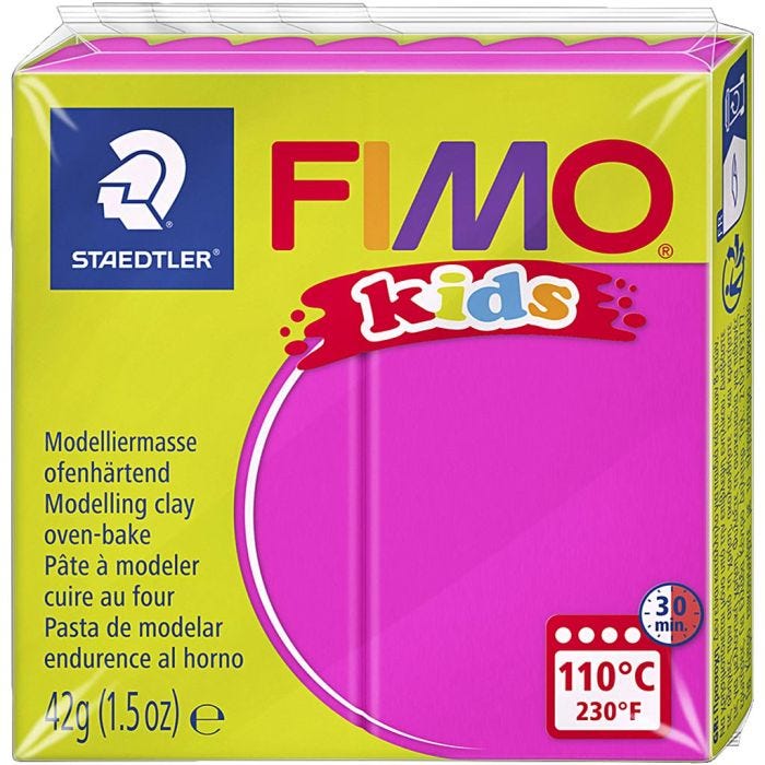 FIMO® Kids Leire, pink, 42 g/ 1 pk.
