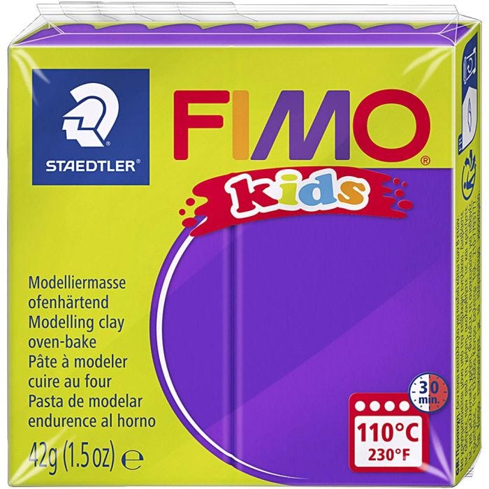 FIMO® Kids Leire, lilla, 42 g/ 1 pk.
