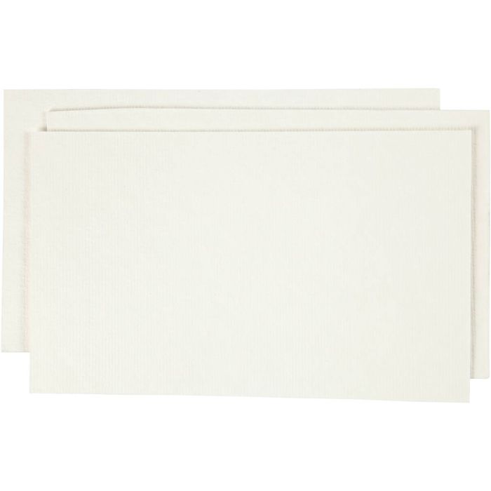 Papirpulp, ark 20x12 cm, råhvit, 100 g/ 1 pk.