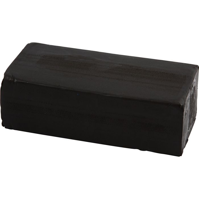 Modellervoks, str. 13x6x4 cm, svart, 500 g/ 1 pk.