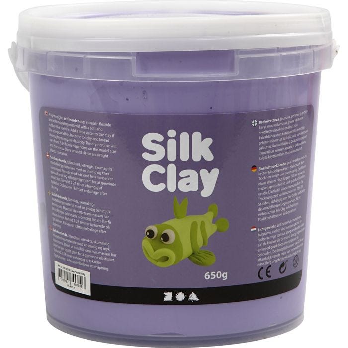 Silk Clay®, lilla, 650g/ 1 spann
