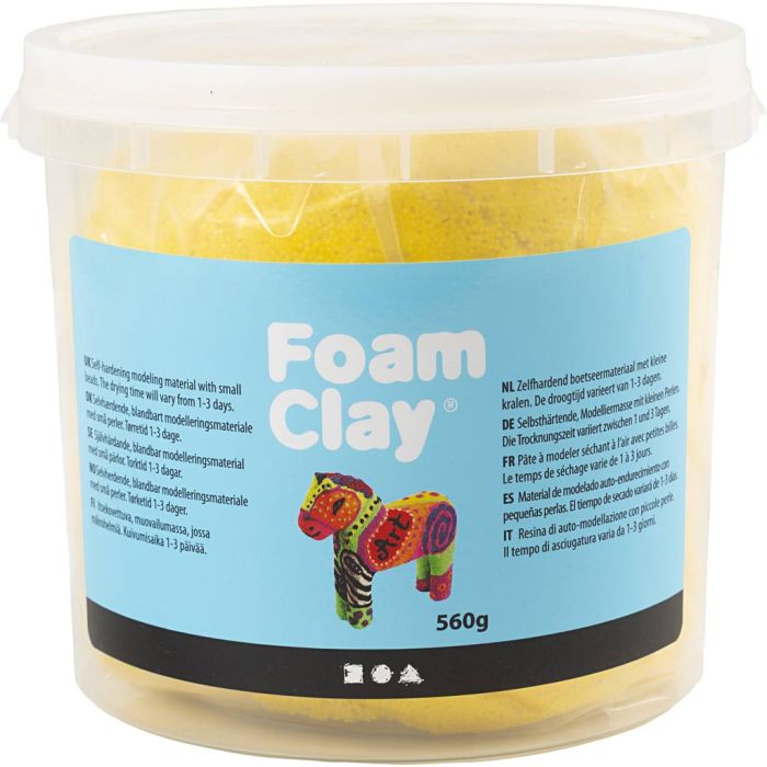 Foam Clay® , gul, 560 g/ 1 spann