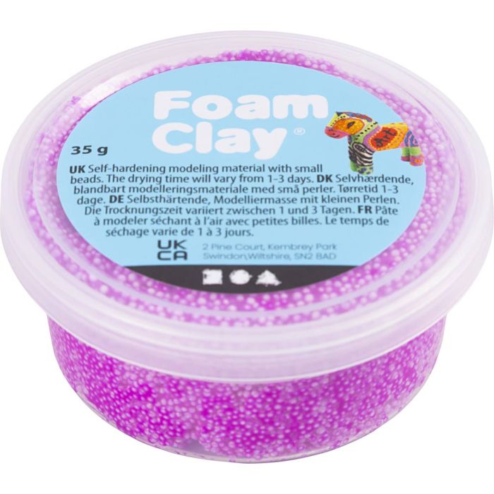 Foam Clay® , lys lilla, 35 g/ 1 boks