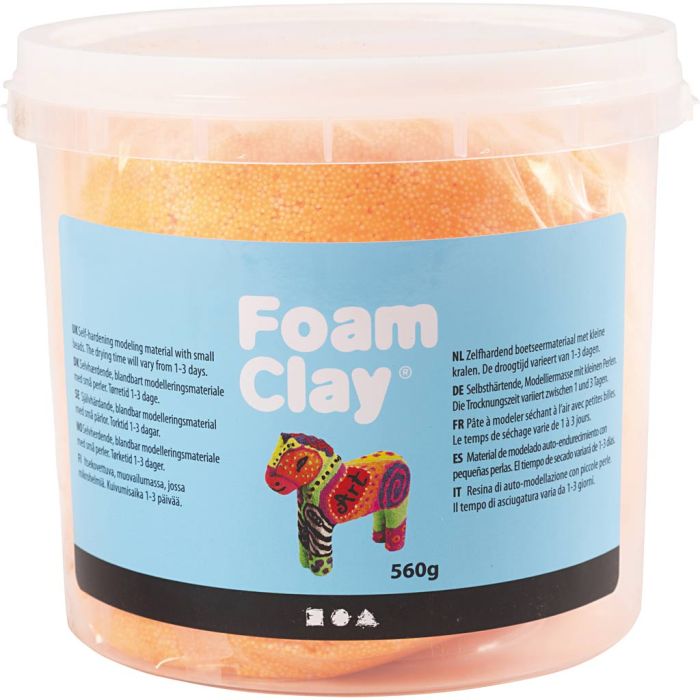 Foam Clay® , orange, 560 g/ 1 spann