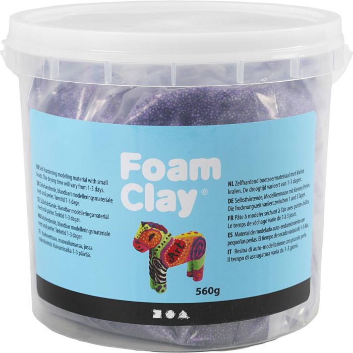 Foam Clay® , lilla, 560 g/ 1 spann