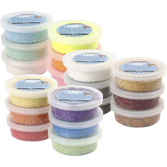 Foam Clay® , ass. farger, 3x30pk./ 1 pk.