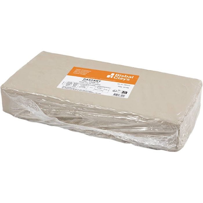 Hvit leire, 10 kg/ 1 pk.