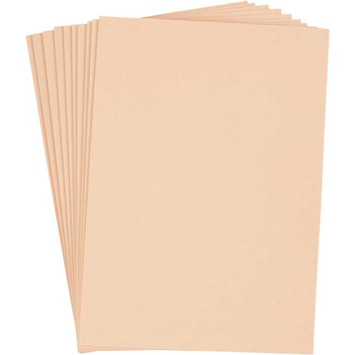EVA-skum, A4, ark 210x297 mm, tykkelse 2 mm, creme, 10 ark/ 1 pk.