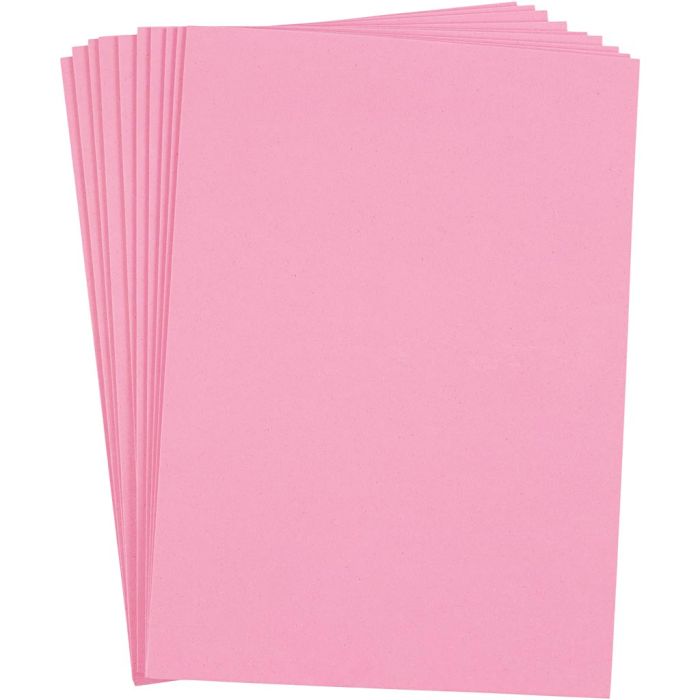 EVA-skum, A4, ark 210x297 mm, tykkelse 2 mm, rosa, 10 ark/ 1 pk.