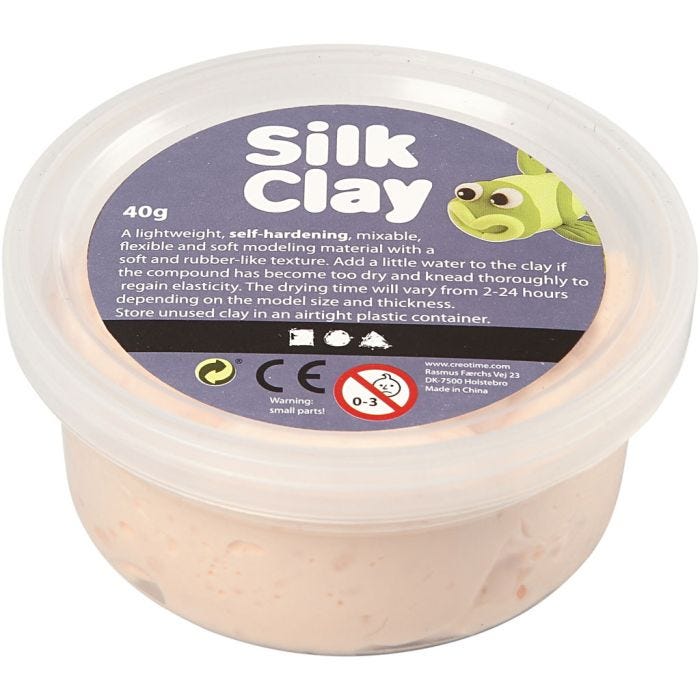 Silk Clay®, lys pulver, 40g/ 1 boks