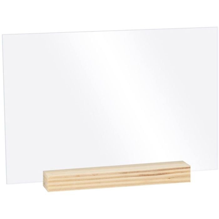 Sett med trerammer med pleksiglass til dekorering, str. 15x10 cm, 5 stk./ 1 pk.