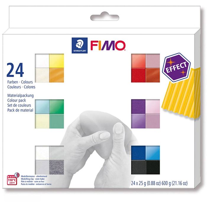 Fimo Effect Paste Set, 24x25 g/ 1 pk.