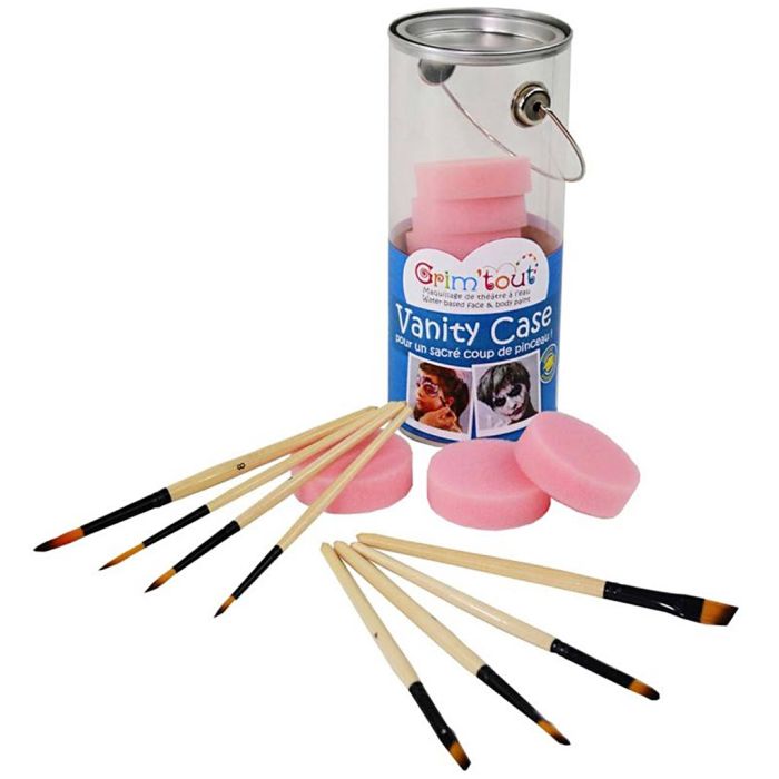 Tilbehør til ansiktsmaling, 16 stk./ 1 pk.