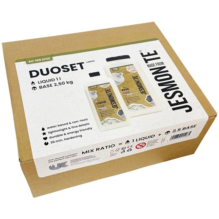 Jesmonite AC 100 Basevæske - Pulverbase, 2.5 kg/ 1 pk.