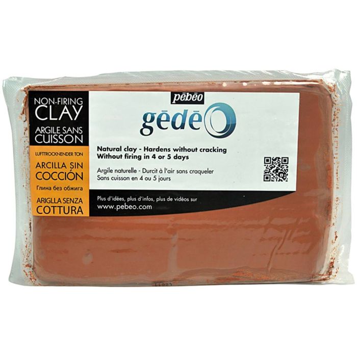 Selvherdende leire, rød, 1.5 kg/ 1 pk.