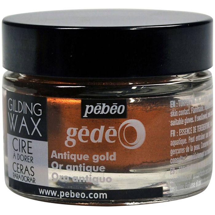 Pébéo forgyllingsvoks, antikk gull, 30 ml/ 1 boks