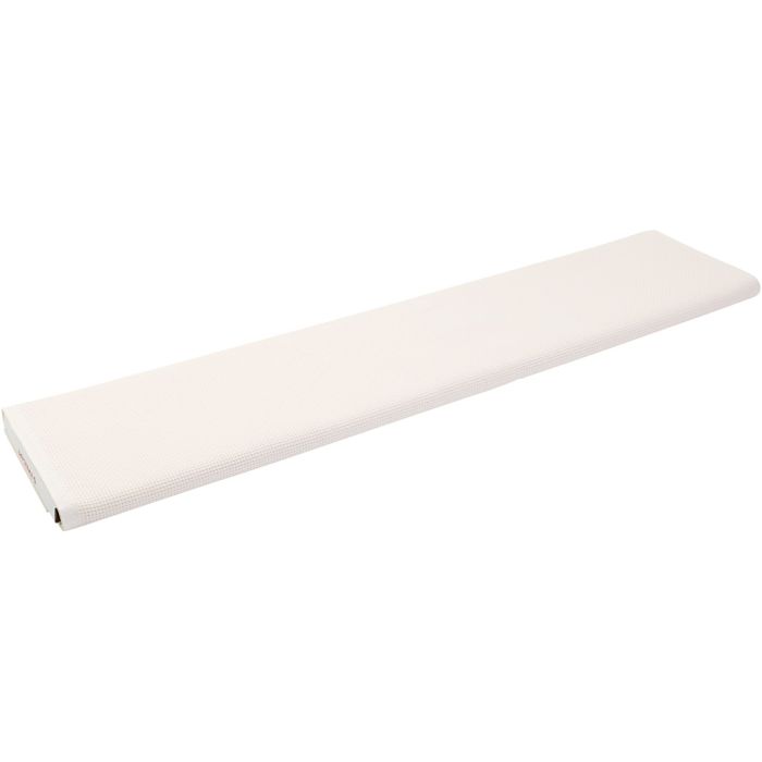 Aidastoff, B: 60 cm, 24 ruter pr. 10 cm , hvit, 3 m/ 1 pk.