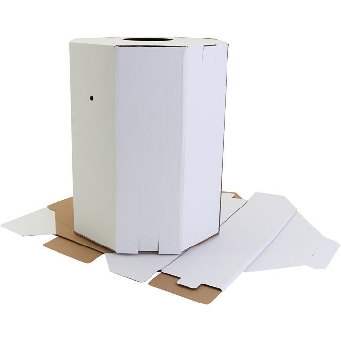 Fastelavenstønne, Uten trykk, H: 39 cm, 2 stk./ 1 pk.
