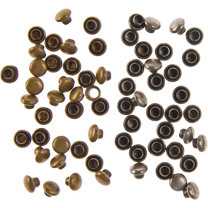 Runde nagler, 500 sett/ 1 pose