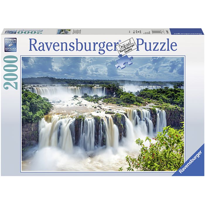 Ravensburger puslespill kattunger, fossefall, 2000 brikker, 1 stk.