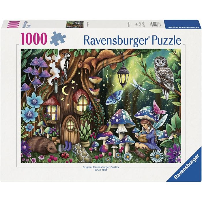 Ravensburger puslespill kattunger, Den magiske skogen, 1000 brikker, 1 pk.