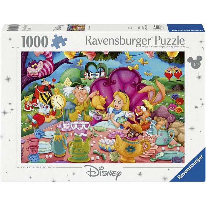 Ravensburger puslespill kattunger, Alice i eventyrland, 1000 brikker, 1 pk.