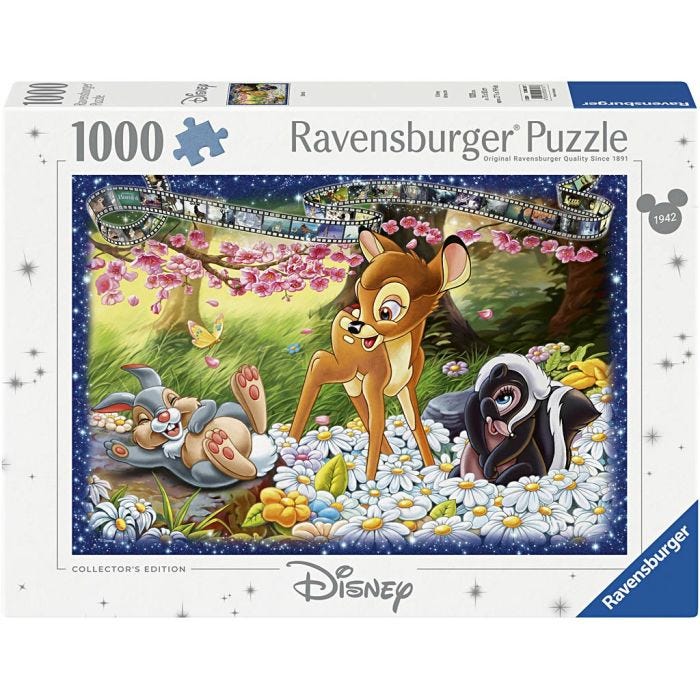 Ravensburger puslespill kattunger, Bambi, 1000 brikker, 1 pk.