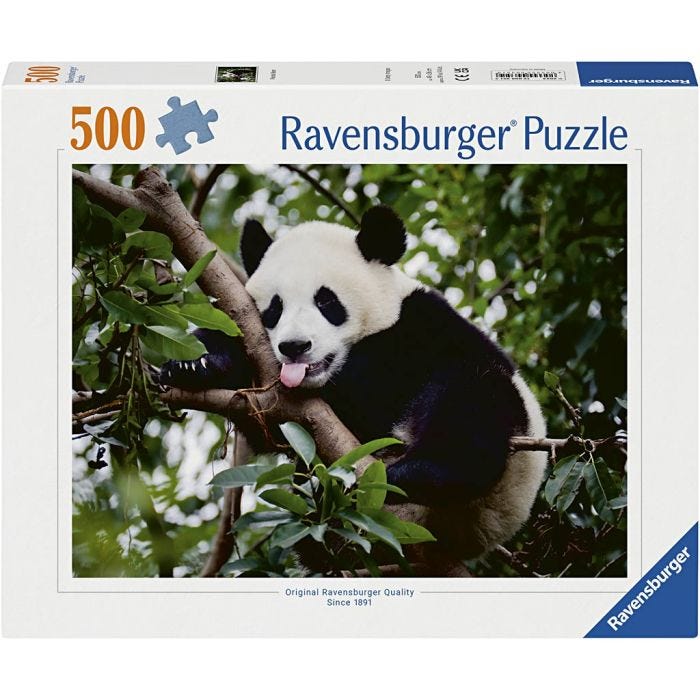Ravensburger puslespill kattunger, Panda, 500 brikker, 1 pk.