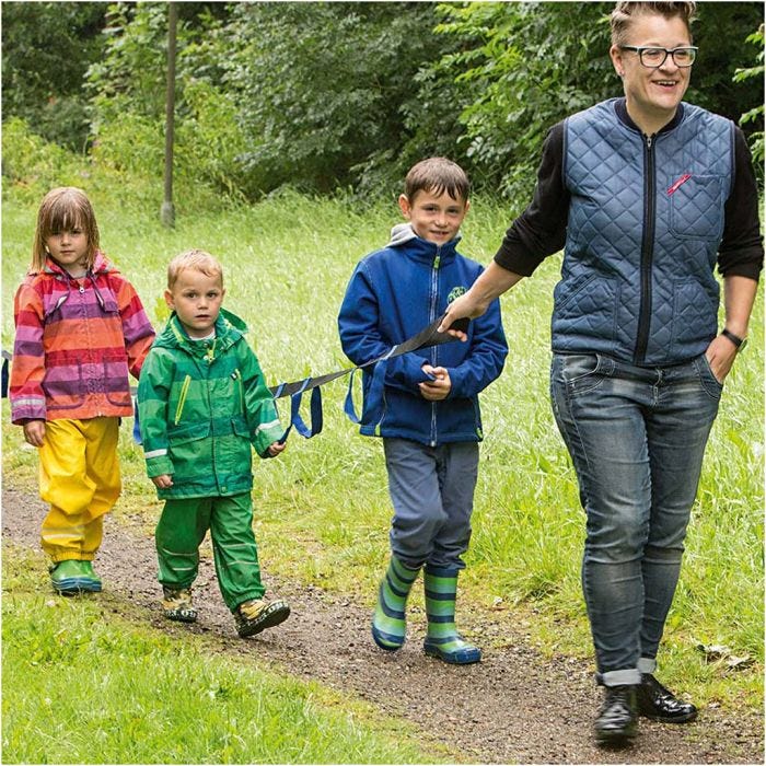 Gå-bånd med håndtak, 4 M, 1 stk.