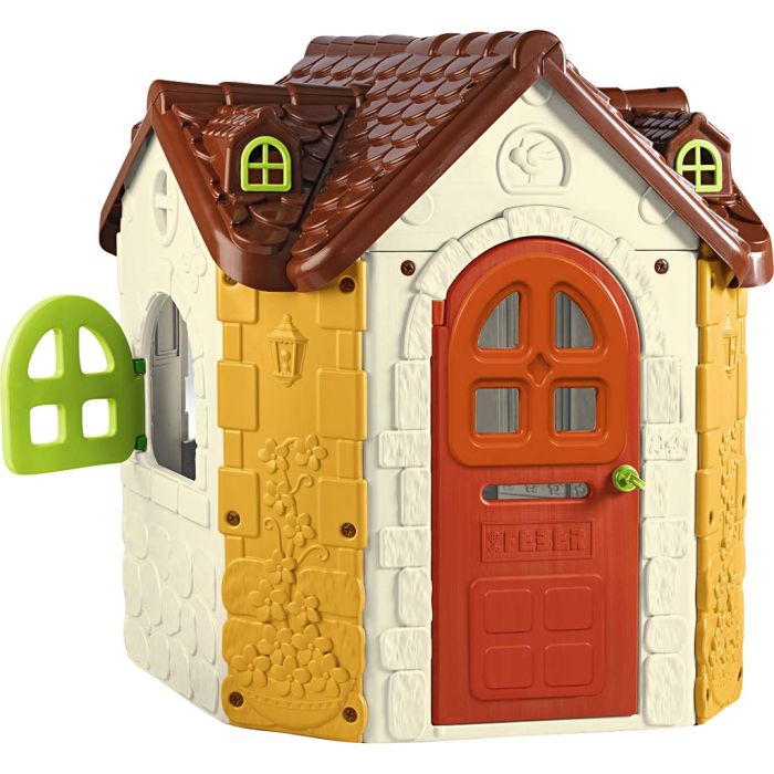 Lekehus, H: 142,5 cm, L: 133 cm, B: 123,5 cm