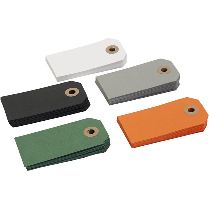 Manillamerker, str. 4x8 cm, 100 stk./ 1 pk.