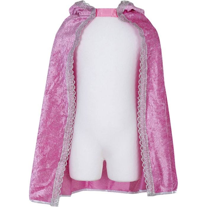 Prinsessekappe, 3-4 år, lys rød, 1 stk.