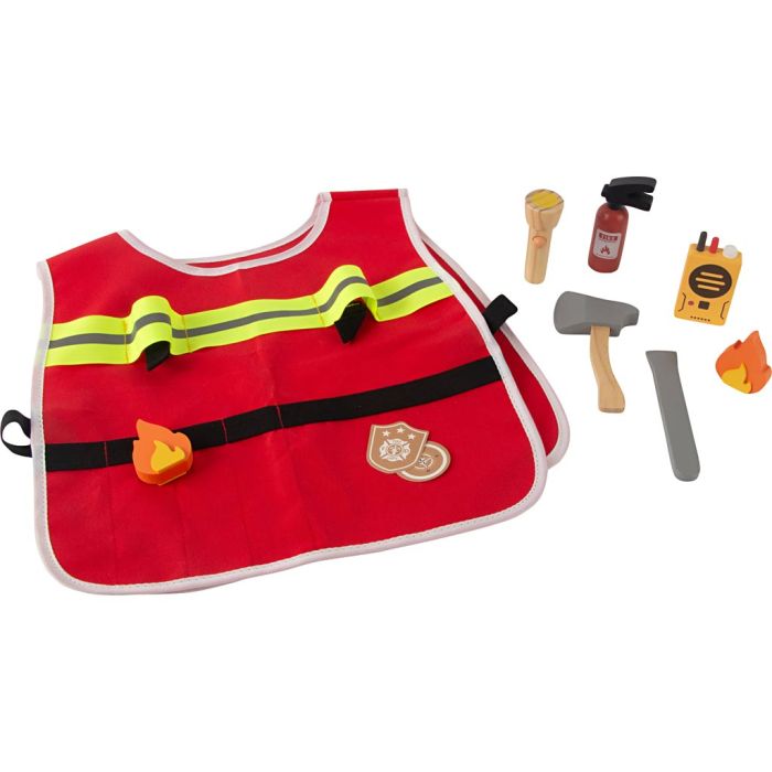 Datoy brannmannsett, L: 40 cm, B: 36 cm, 10 deler/ 1 pk.