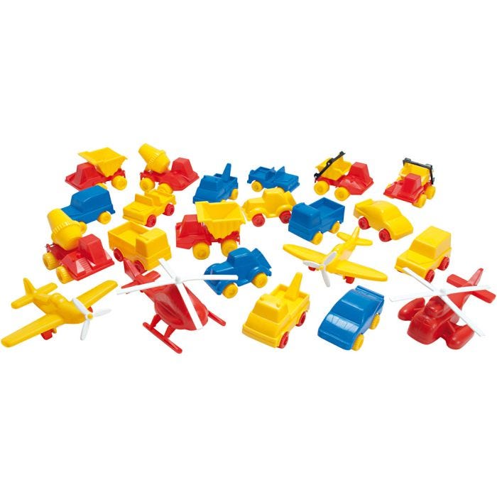 dantoy Biler og Fly, str. 12-13 cm, 22 stk./ 1 pk.