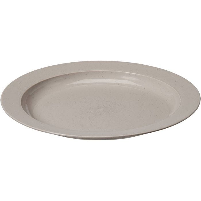 Plasttallerken, dia. 25 cm, Farge kan variere , 1 stk.