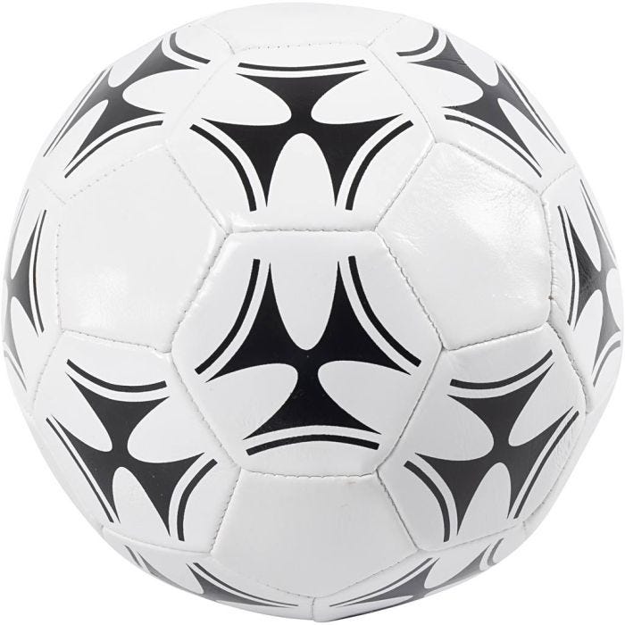 Imiterte Lærfotballer, nr. 5, 5 stk./ 1 pk.