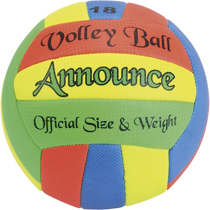 Strandvolleyball, str. 20,5-21,5 cm, 1 stk.