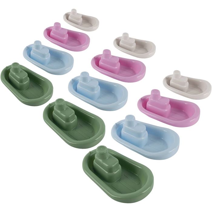 Dantoy Thorbjorn båtsett, L: 15 cm, 12 stk./ 1 pk.