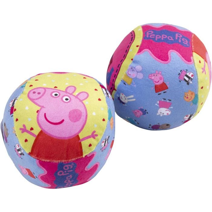 Softball/rangle, dia. 10 cm, Innhold kan variere , 2 stk./ 1 pk.