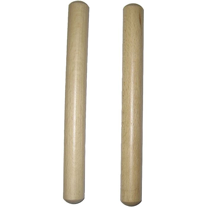 Claves, 17,5 cm, 1 sett