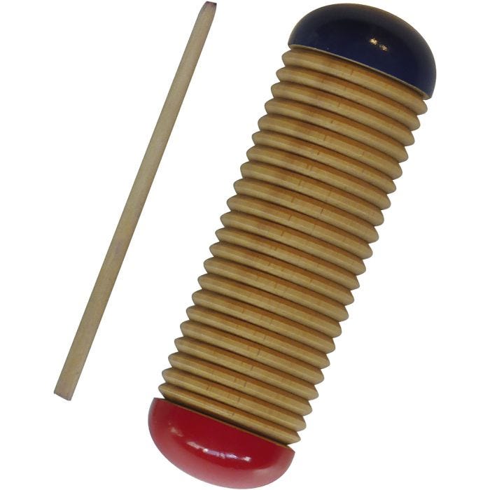 Guiro, 15 cm, 1 sett