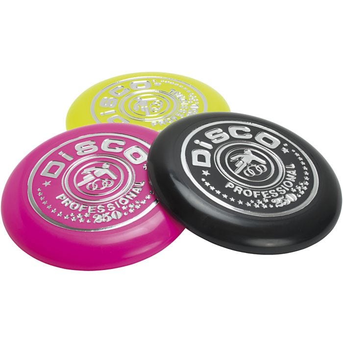 dantoy Frisbee, ass. farger, 9 stk./ 1 pk.