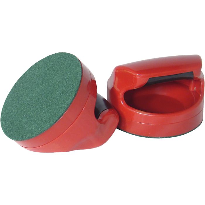 Pushers med håndtak, dia. 9,5 cm, rød, 2 stk./ 1 pk.