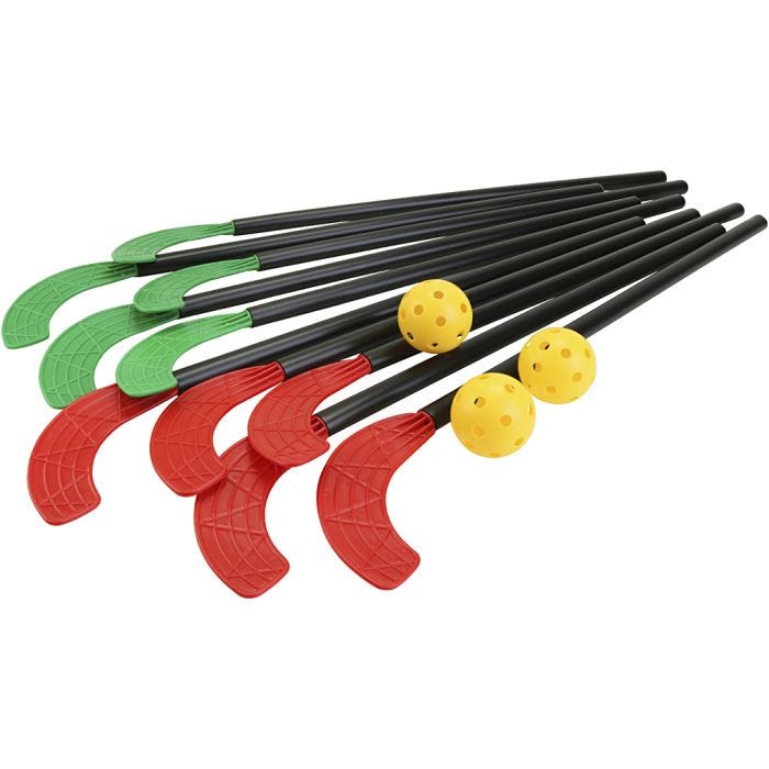 Bandykøller, L: 65 cm, 13 stk./ 1 sett
