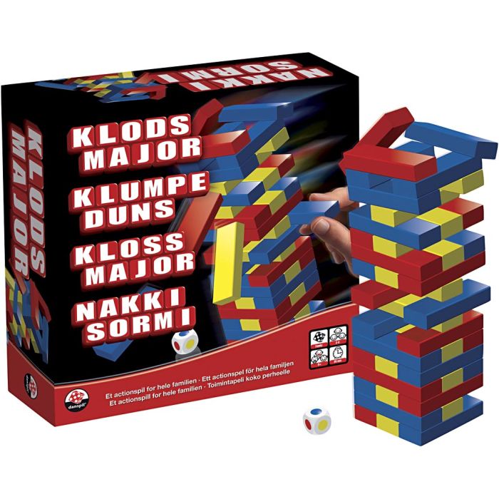 Danspil Klossmajor, DK, NO, SE, FI, 1 stk., Dansk tekst,Norsk tekst,Svensk tekst,Finsk tekst