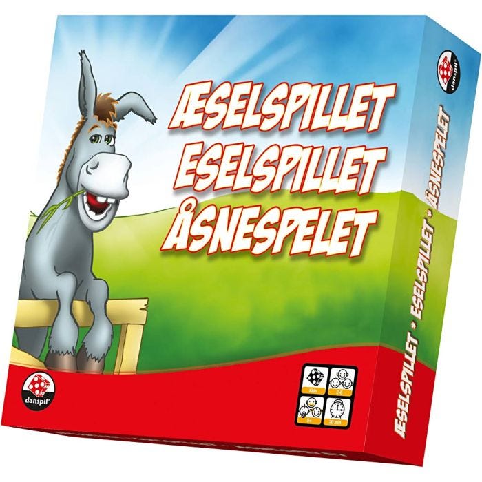 Danspil Eselspill, 1 stk.