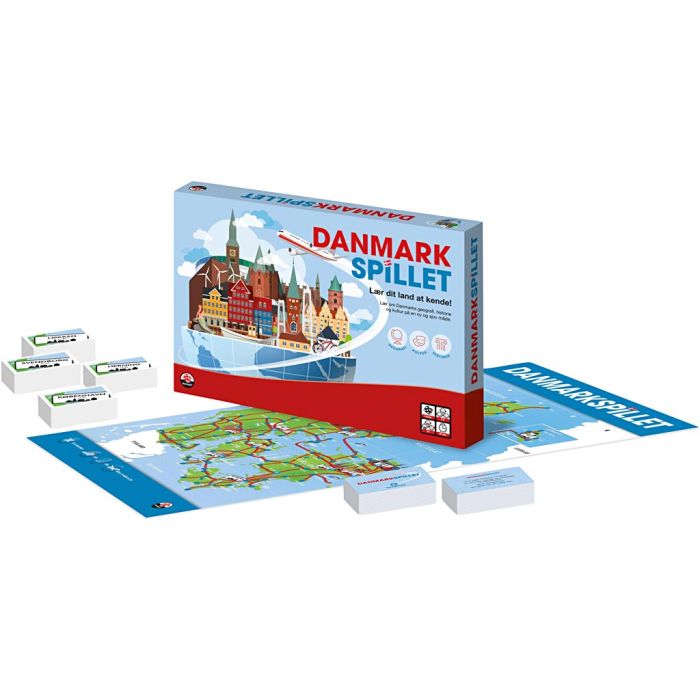 Danspil Danmark Spillet, DK, 1 stk., Dansk tekst