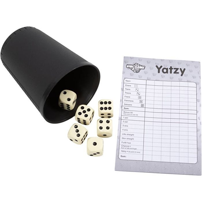 Yatzy, 1 sett/ 1 pk.