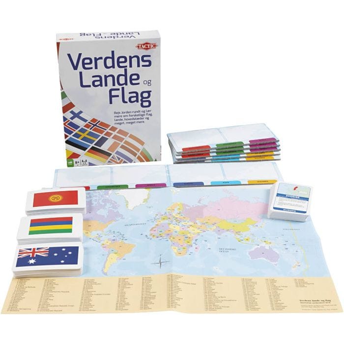 Verdens land og flagg, DK, 1 sett