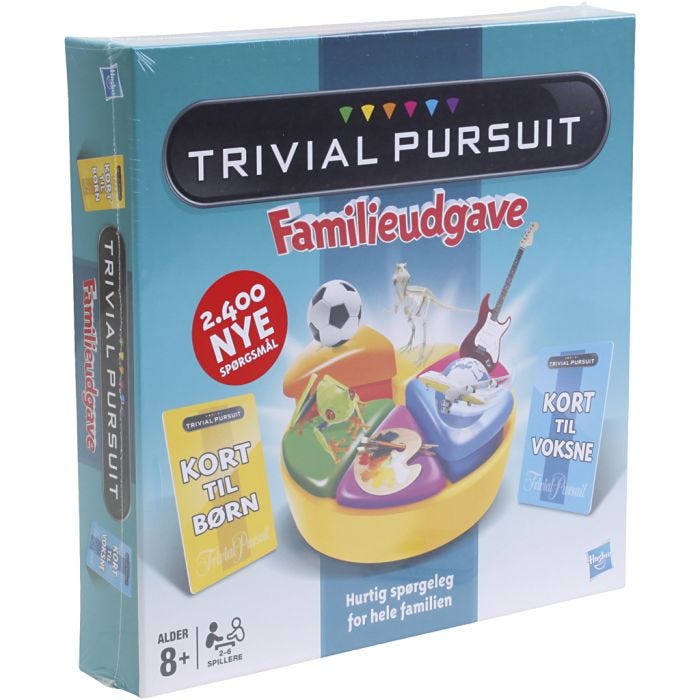 Trivial Pursuit Familieutgave, DK, 1 stk.